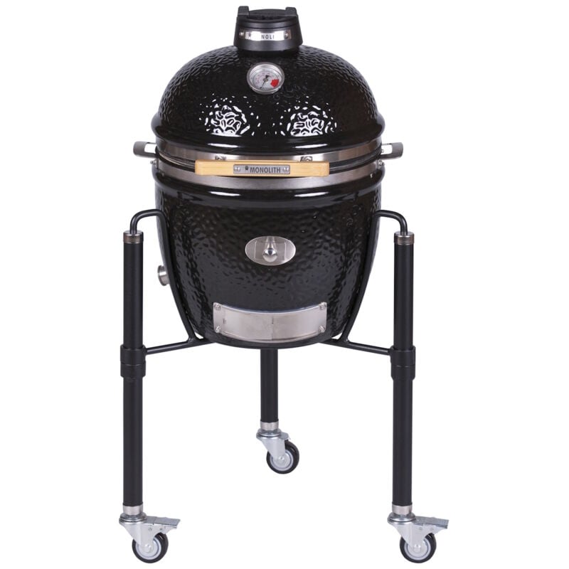 Monolith - Kamado junior Pro Série 2.0 - Noir + Chariot