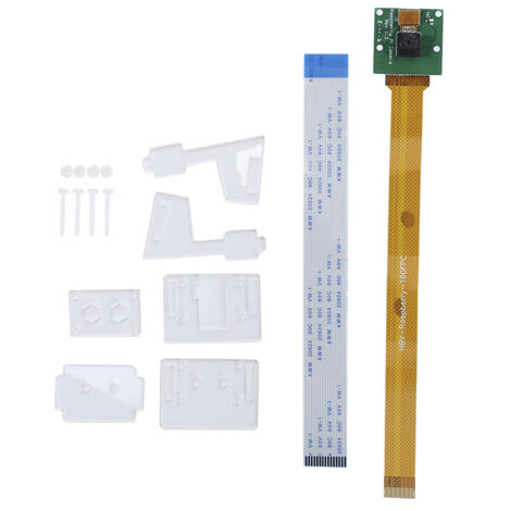 Kamera-Kit für Raspberry Pi 3 mit Montagehalterung, 15 cm Kabel - Kompatibel mit Zero 1.3 und Zero W Kameramodulen