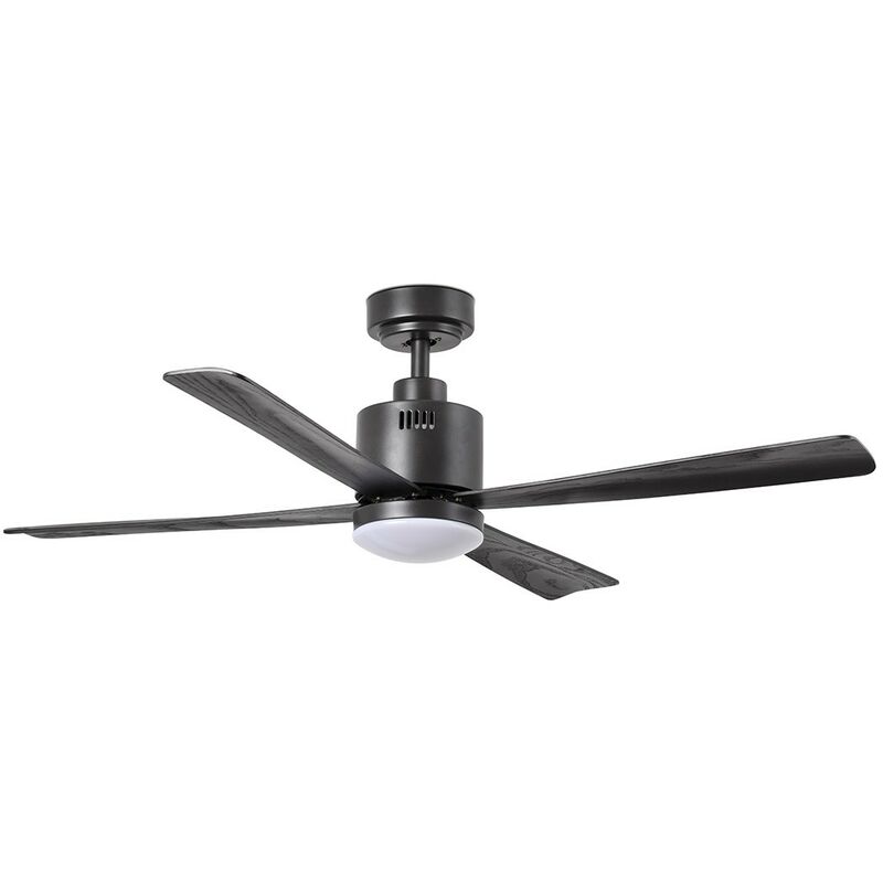

KAMET Ventilador de techo negro - NEGRO