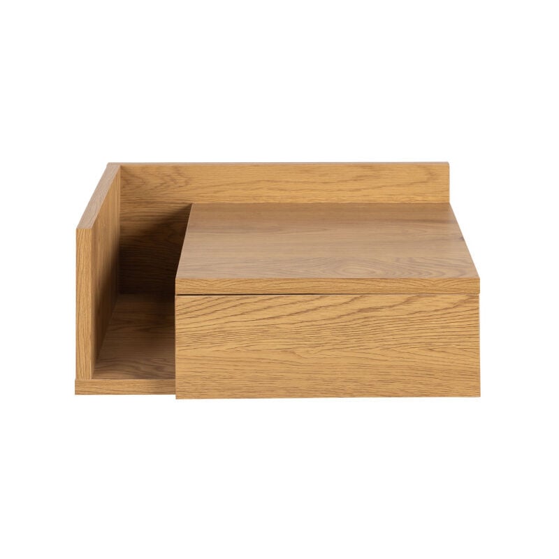 Table de chevet murale réversible en bois - Bois clair - kamichi