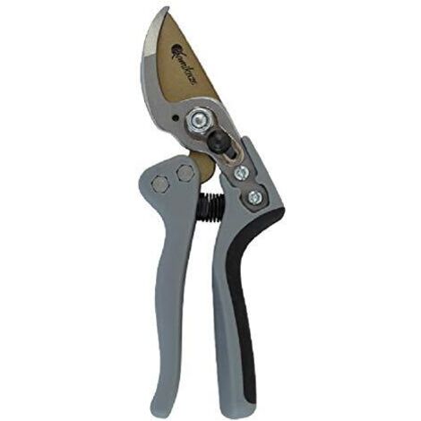 Kamikaze Forbici professionali KM1-M Force.20 mm Ã. Lama Teflonata e acciaio temperato SK-5. Forbici per giardinaggio. Manico ergonomico effetto leva.