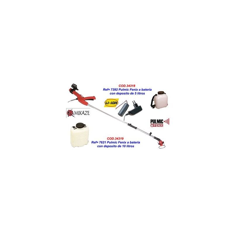 Kamikaze Pulvérisateur Électrique Batterie Pulmiclanza Fenix Réservoir 5L 7392