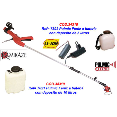 Kamikaze Pulvérisateur Électrique Batterie Pulmiclanza Fenix Réservoir 5L 7392