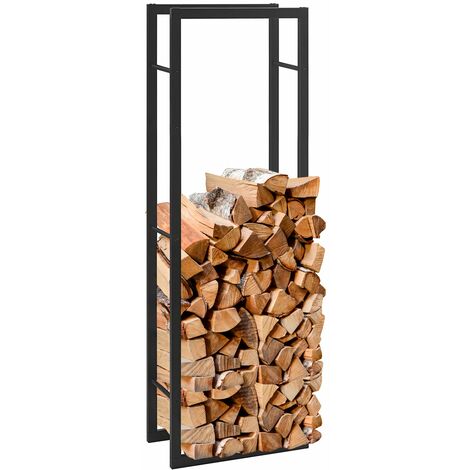Kaminholzregal Kreta Praktisches Holzlager 100 x 25 x 100 cm