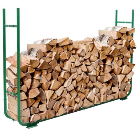 Kaminholzregal - Tragfähigkeit 80 kg - 150-220 x 21-30 x 105 cm