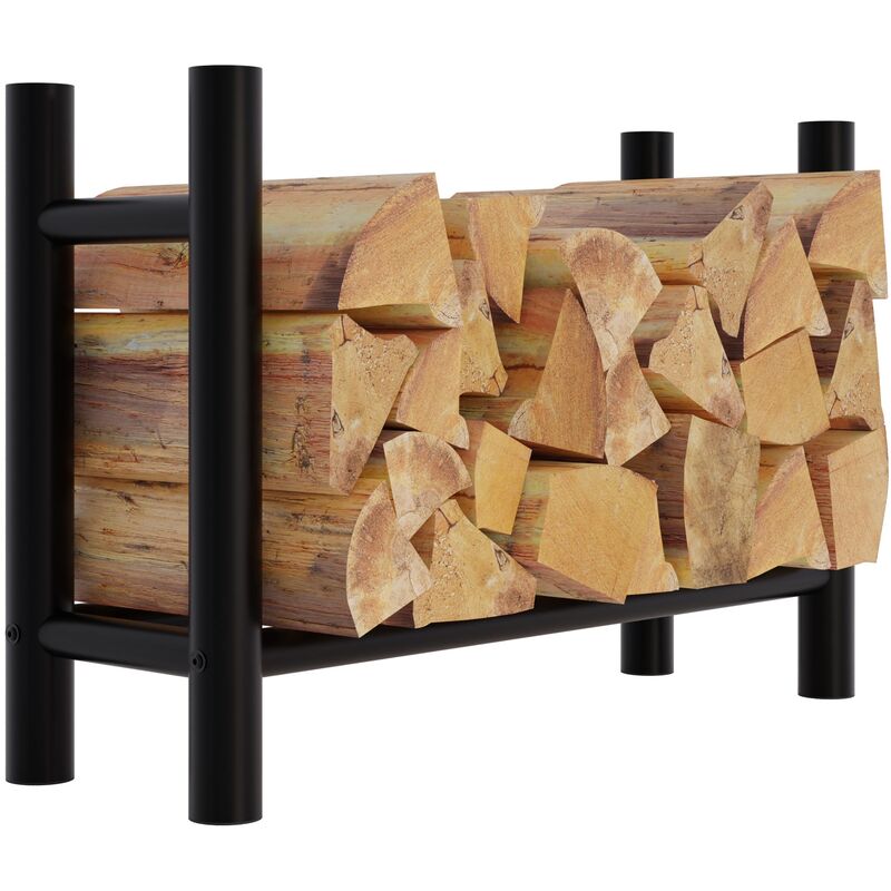 Clp Kaminholzständer Medya Schwarz Rund 30x80x60 Cm