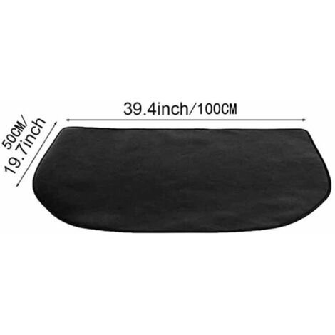 Kaminmatte, 50 x 100 cm, Feuermatte, feuerfeste Matte, Kaminvorleger, Kamin, Ofen, Grill