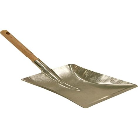 Kamino-Flam Paletta Camino con Manico in Legno per Carbone, Stufa, Camino, Barbecue, ca. 23,5 x 22,5 cm