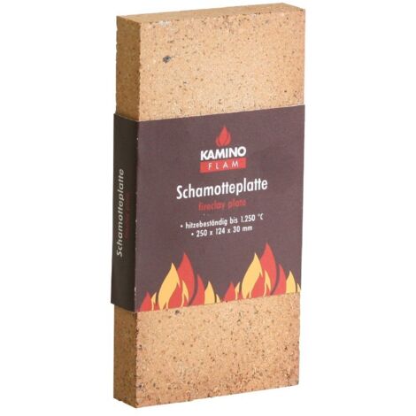 Kamino-Flam Piastra refrattaria Camino, forni per Pizza, Piastra chamotte,  lastra Argilla refrattaria Resistente alle Temperature