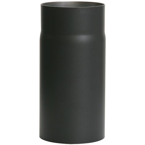 Kamino-Flam Senotherm 331810 - Tubo lineare per canna fumaria, 2 mm, 150 x 500 mm, colore nero