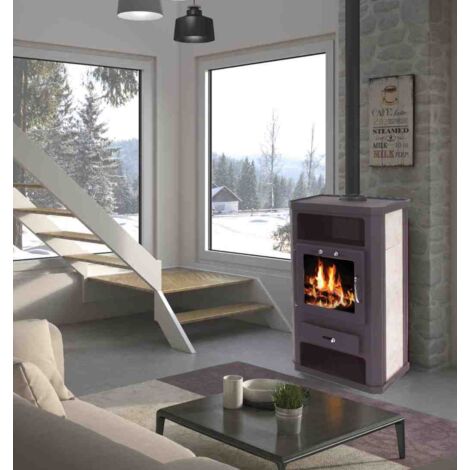 Kaminofen 11kW Kachelofen Heizofen Ofen Kamin Holzofen EEK A 56313