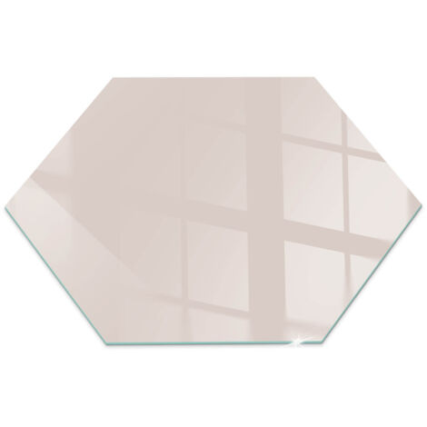 Kaminofen Glasplatte Kaminplatte Kaminglas Funkenschutzplatte Dekorative Sicherheitsglas Farbe Hellrosa h40 cm