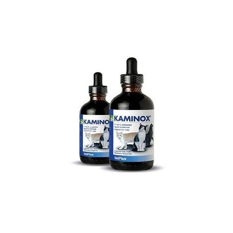 VETPLUS Kaminox Food -Komplement fÐ©r Katzen, um die Nierenfunktion 120 ml zu unterstÐ©tzen