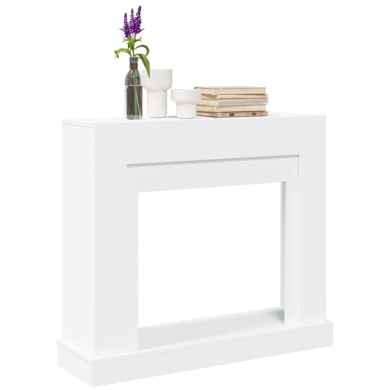 Kaminumrandung Weiß 100x30x87, 5 Cm Holzwerkstoff - Vidaxl