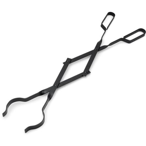 Kaminzange, 66 cm Brennholzzange, Holzzange für den Außenbereich, Kaminzubehör für Lagerfeuer