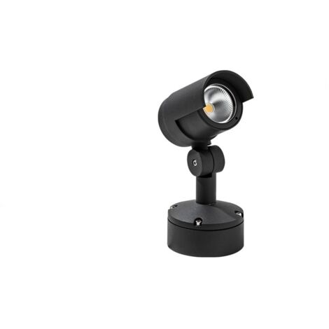 KANA Proiettore LED Orientabile 20W 3000K IP65 Antracite 44° - Illuminazione per Esterni, Parete e Terra, Altezza 21cm - Rossini Group