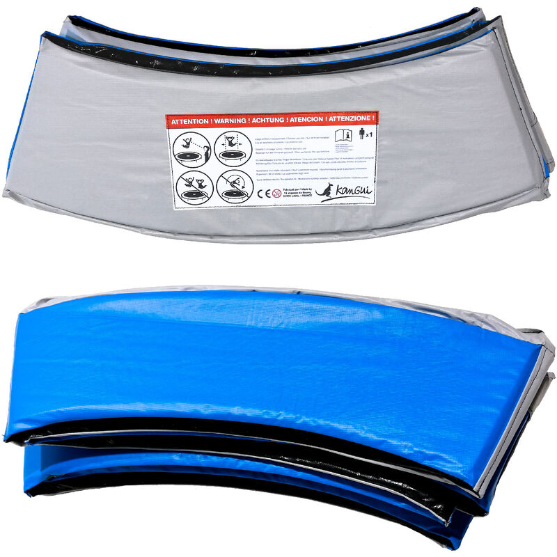 Kangui - Coussin de protection pour trampoline Ø 250 cm - Bleu
