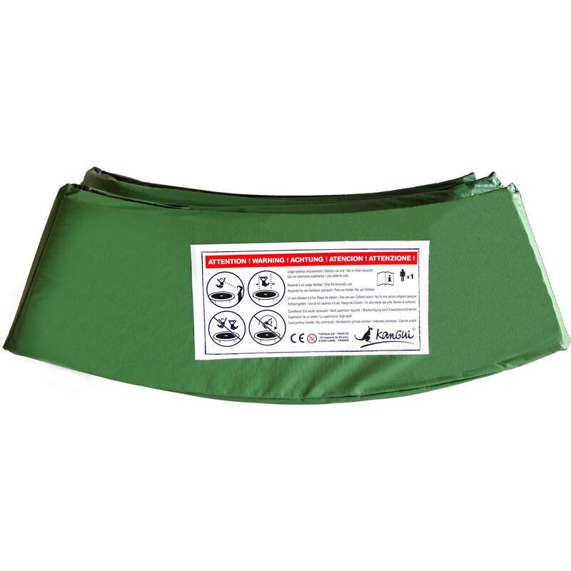 Coussin de protection pour trampoline ø 250 cm - Vert - Kangui