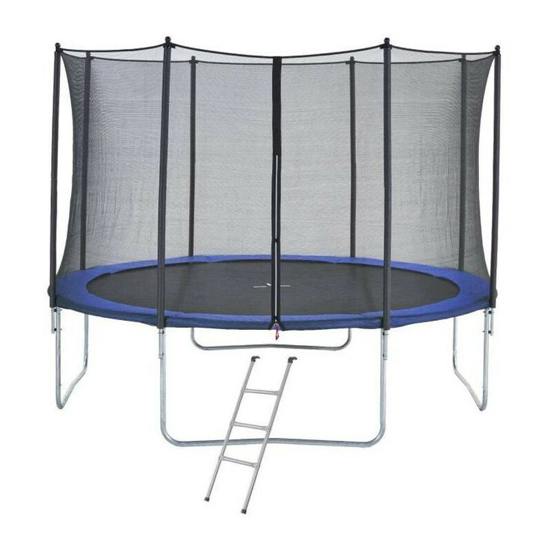 Trampoline 430 cm Bleu + échelle