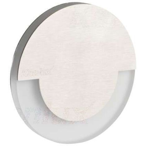 Kanlux – Luminaire LED encastré blanc chaud – Acier inoxydable poli – Flux lumineux 13 lm – Indice de protection IP20 – Installation rapide
