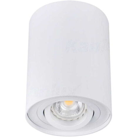Kanlux BORD 22551 faretto bianco alluminio GU10 orientabile