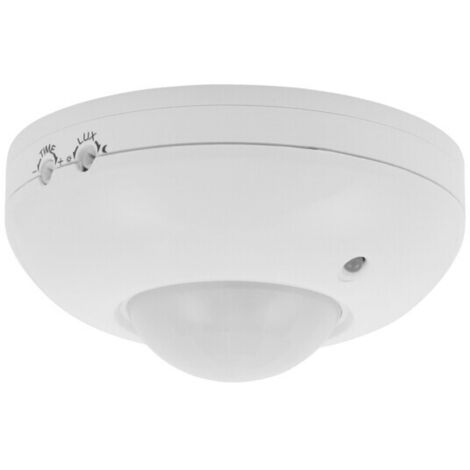 Kanlux – Détecteur de mouvement 1200W – Portée 10m – Angle 360° – Installation facile en saillie – Indice de protection IP20 - JQ-37-W