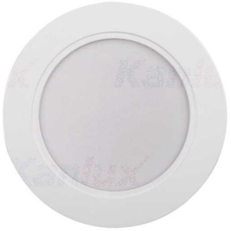 Kanlux – Downlight LED encastré 12W – Blanc naturel 4000K – IP44 pour pièces humides – Ø145mm – Flux lumineux 1250lm