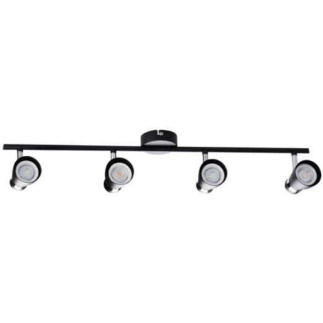 Kanlux ENALI 28769 plafonnier 4 spots noir GU10 35W