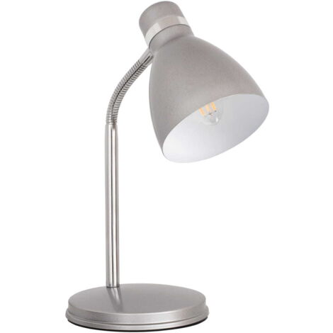 Kanlux lampe de bureau ZARA 7560 chromée E14 30 cm métal