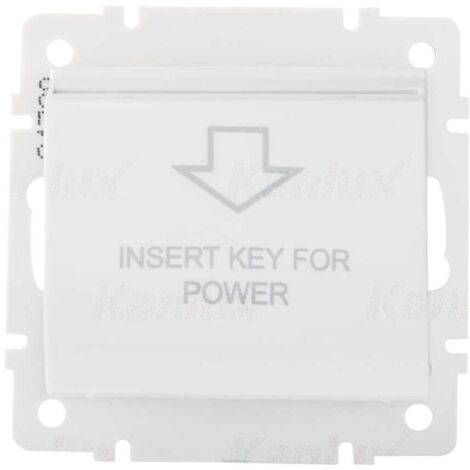 Kanlux LOGI interruttore hotel timer bianco 16A 25083
