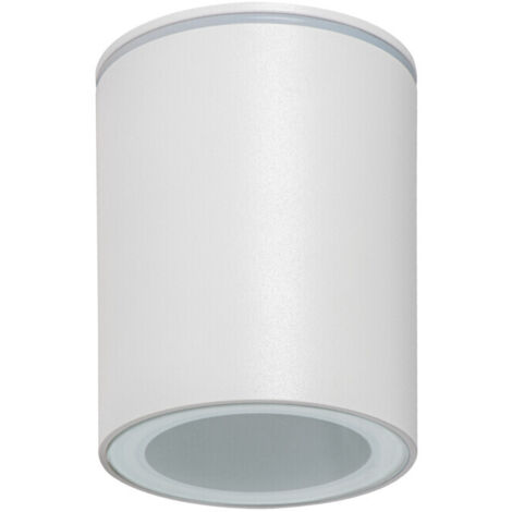 Kanlux – Plafonnier à spot IP65 – Aluminium blanc – Ø70mm – Compatible GU10 – Installation facile en saillie – Pour salles de bain et extérieurs