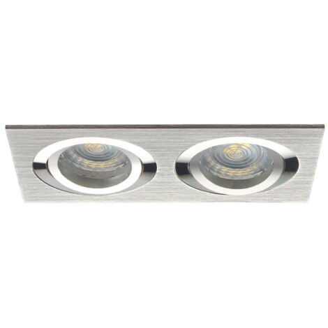 Kanlux SEIDY 18282 faretto incasso 2 luci cromo 12V