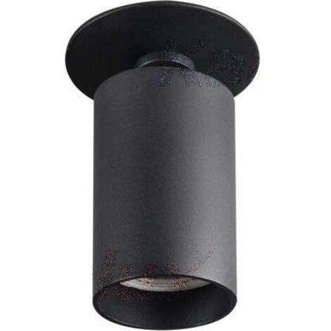 Kanlux – Spot encastrable GU10 orientable 340° – Aluminium noir – Installation rapide en faux plafond – Compatible ampoules jusqu’à 10W
