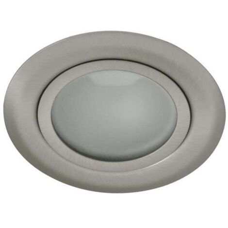 Kanlux – Spot LED encastrable meuble – Acier chrome mat – Ø73mm – G4 – 10W – IP20 – Installation facile dans ouvertures 60mm