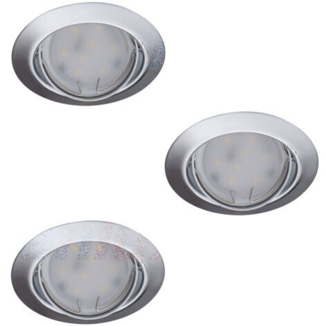 KANLUX SUPPORT SPOT LED ENCASTRABLE 3X10W INTÉRIEUR GU5.3/GU10 ÂŒ€82MM - BLANC CHAUD 3000K 23847