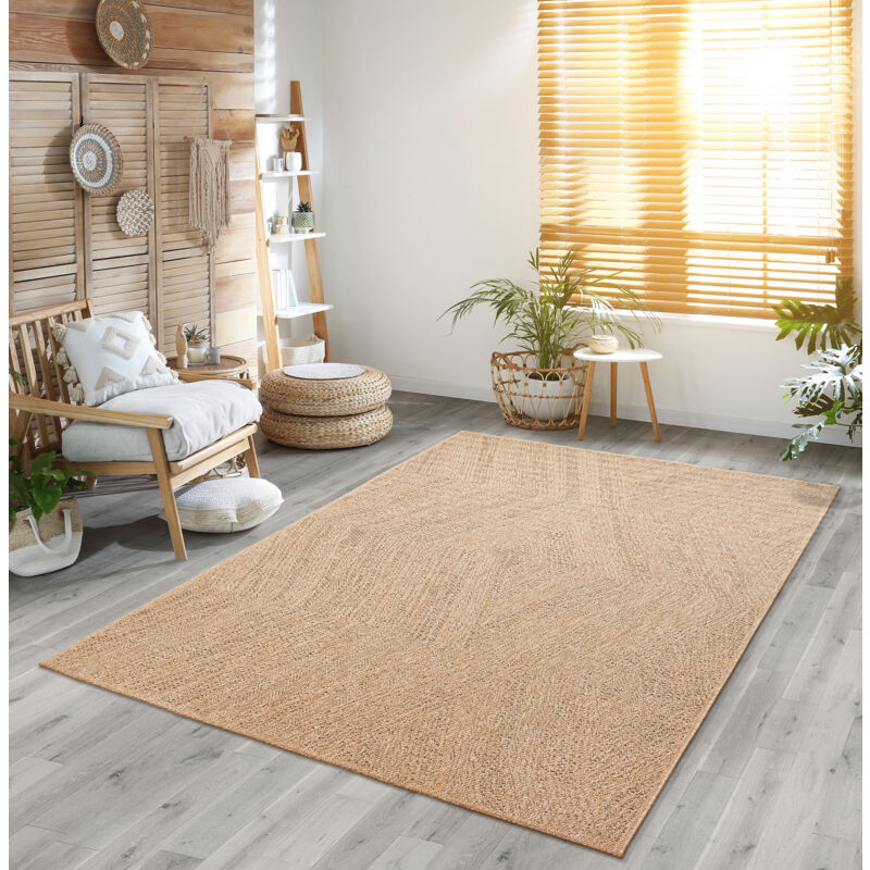 The Carpet - Kansas tapis intérieur extérieur look jute naturel, 60 x 090 cm
