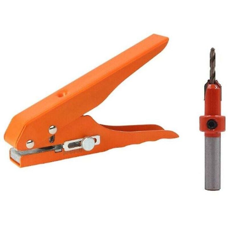 Image of Kantenanleim-Stanzzange Stanzwerkzeug Abdeckzange 3x8mm Senker Bohrer Schraubenloch Ha