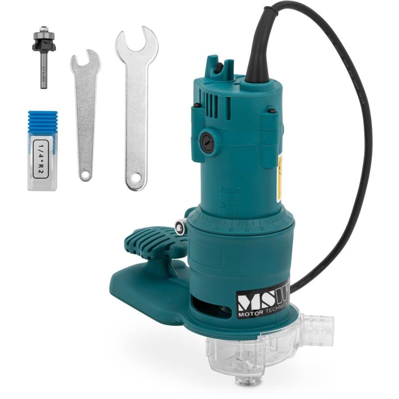 Image of MSW - Kantenfräse Einhandfräse Einhand-Oberfräse 28 000 U/min 350 w 1/4'-R2-Klinge