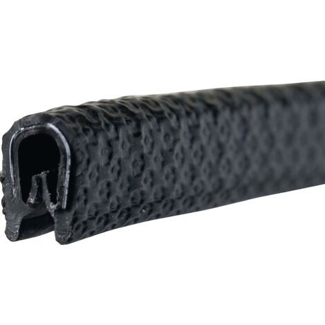 Kantenschutz Klemmber.1-4mm L.10m B.10mm H.14,5mm schwarz TECWERK