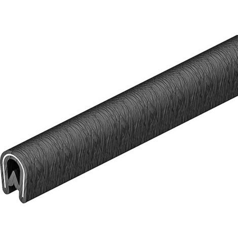 Kantenschutzband PVC schwarz KSB 4 PVC - Länge 10 m, 10,5 x 15,0 mm