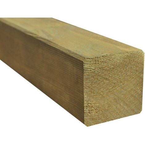 Kantholz Pfosten Holz Kesseldruckimprägniert Balken 9x9 Vierkant 200cm