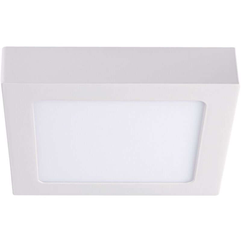 Downlight led 12W carré Blanc - Blanc Naturel 4000K