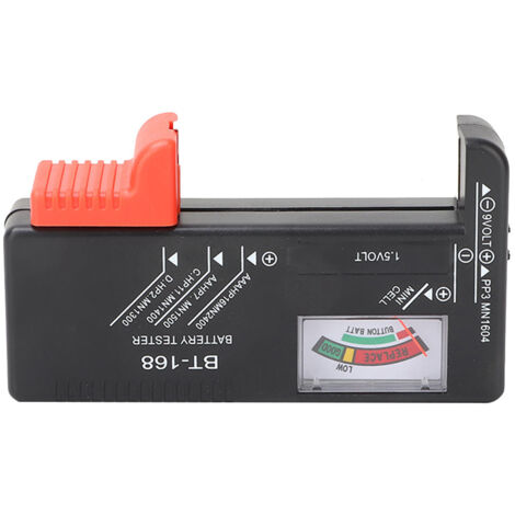 Kapazitäts- und Spannungsprüfer für AA-, AAA-, 9V- und 1,5V-Batterien