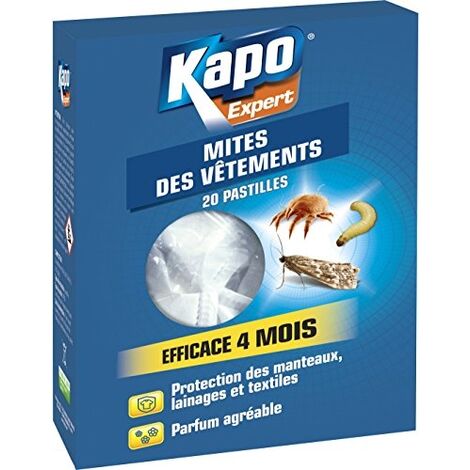 Pastilles anti-mites et acariens (x20) KAPO Expert - plusieurs modèles disponibles