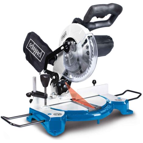 Kapp- und Gehrungssäge HM80L Scheppach - 1500W  120mm Schnittbreite  60mm Schnitthöhe  24 Z