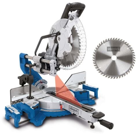 Kapp-Zugsäge HM305SL Scheppach- Schnitthöhe 180 x 340mm  Laser  Softstart  Posaunenauszug