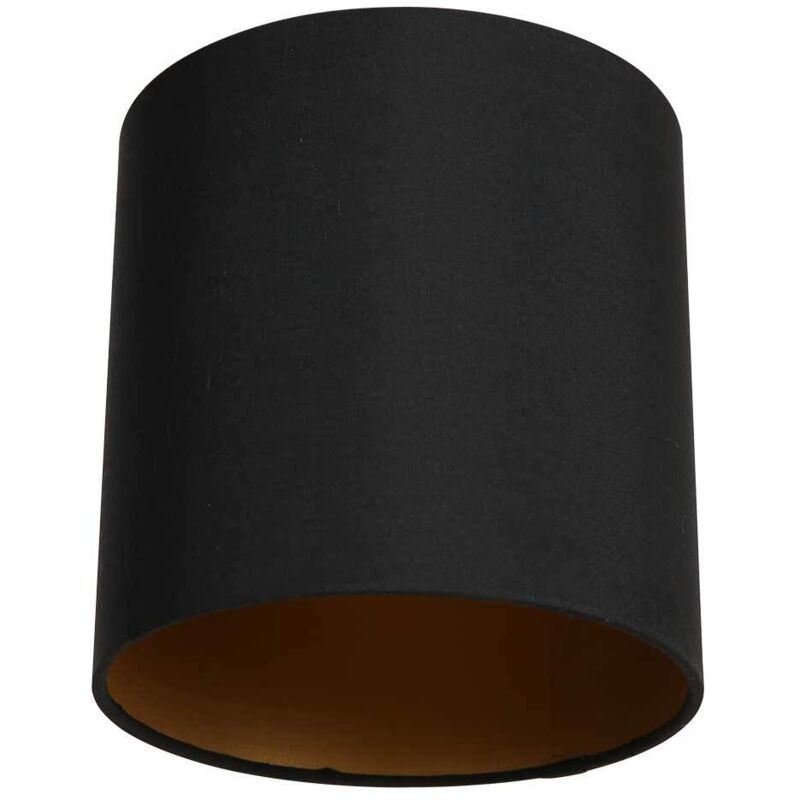 Mexlite - abat-jour - Shade - noir - lin - Ø 18cm - E27 - K1562SS Mexlite - abat-jour - Shade - noir - lin - Ø 18cm - E27 - K1562SS