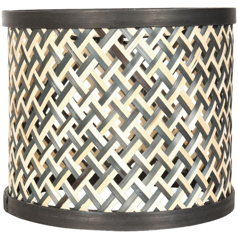 Steinhauer - abat-jour - Shade - noir - bambou bois - Ø 20cm -