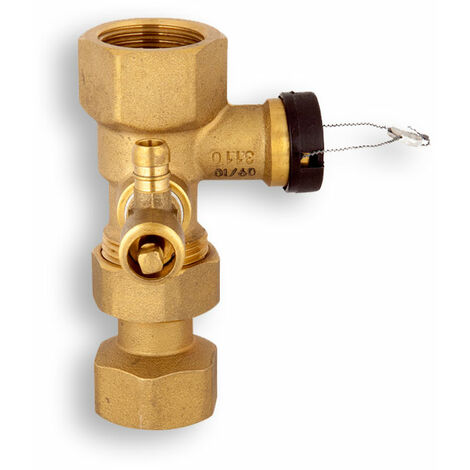 ZILLMET Kappenventil 3/4 mit Schlauchanschluss IG