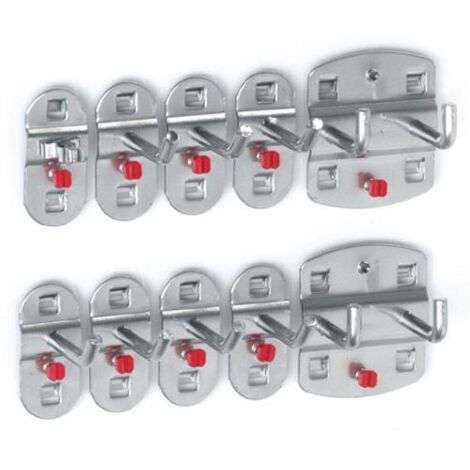 KAPPES Assortiment de supports d'outils 10 pièces revêtus de plastique - 4027.01.0001